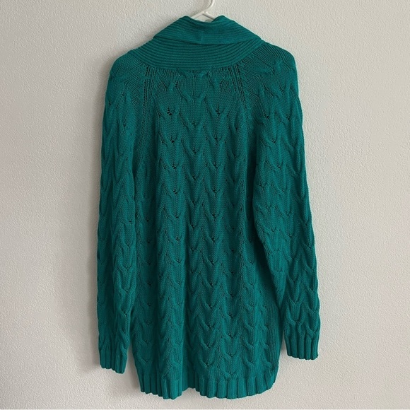 Vintage Now Sport Bright Teal Sweater - Picture 3 of 3
